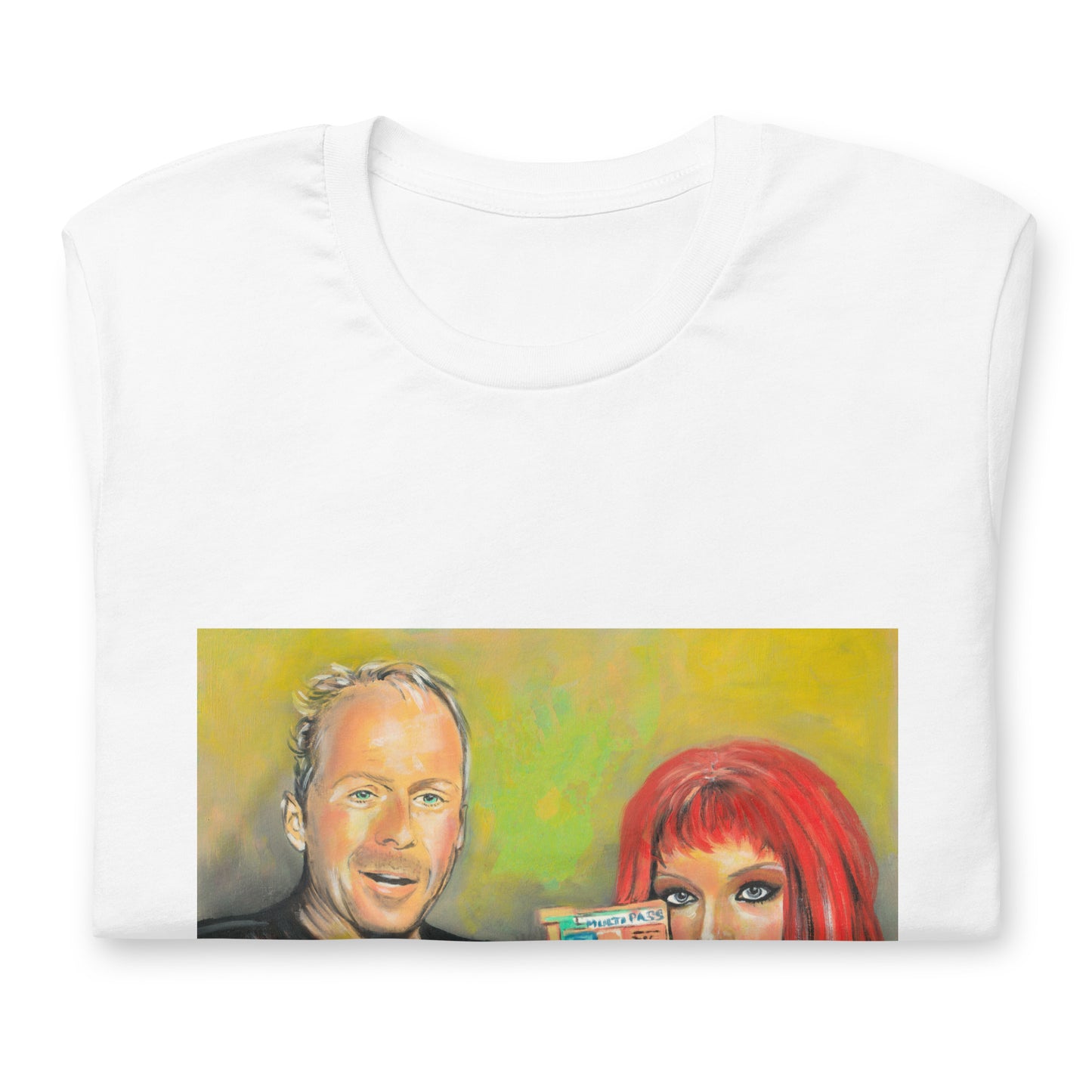 Bruce Willis, Milla Jovovich, The Fifth Element, Unisex t-shirt