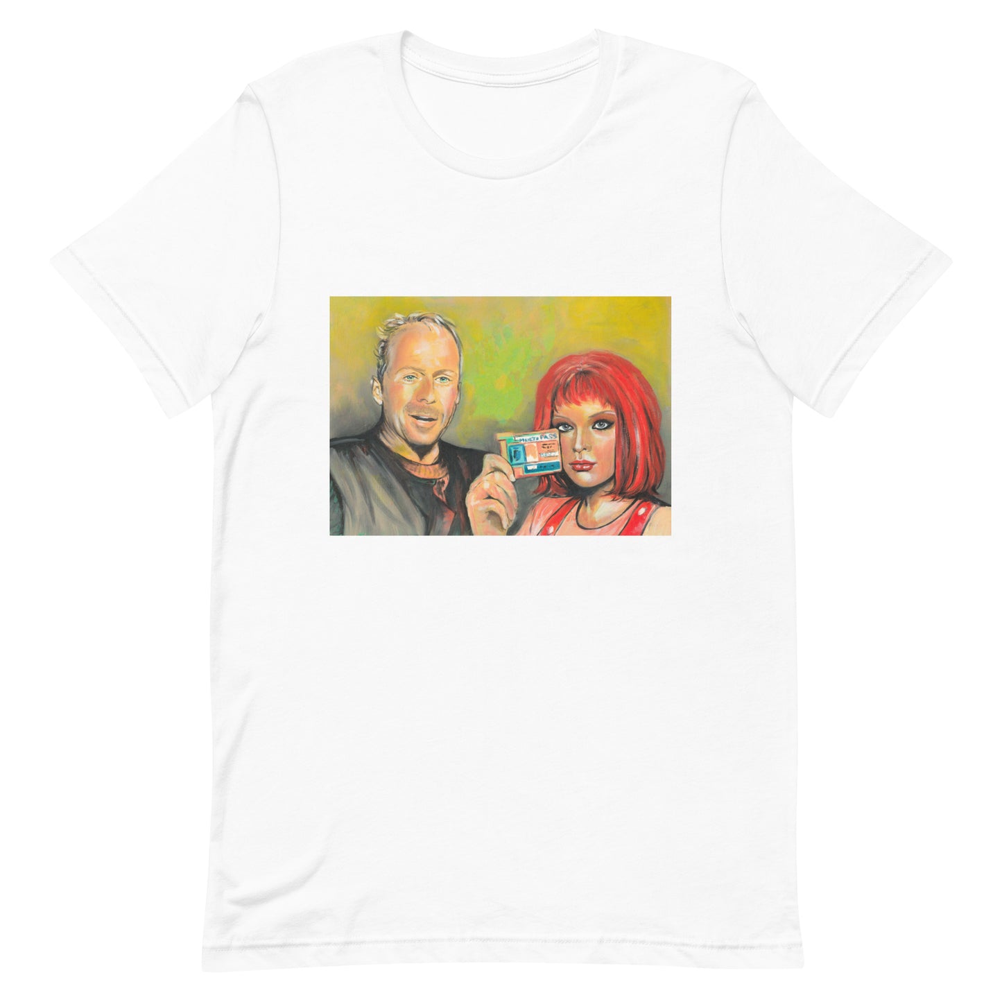 Bruce Willis, Milla Jovovich, The Fifth Element, Unisex t-shirt