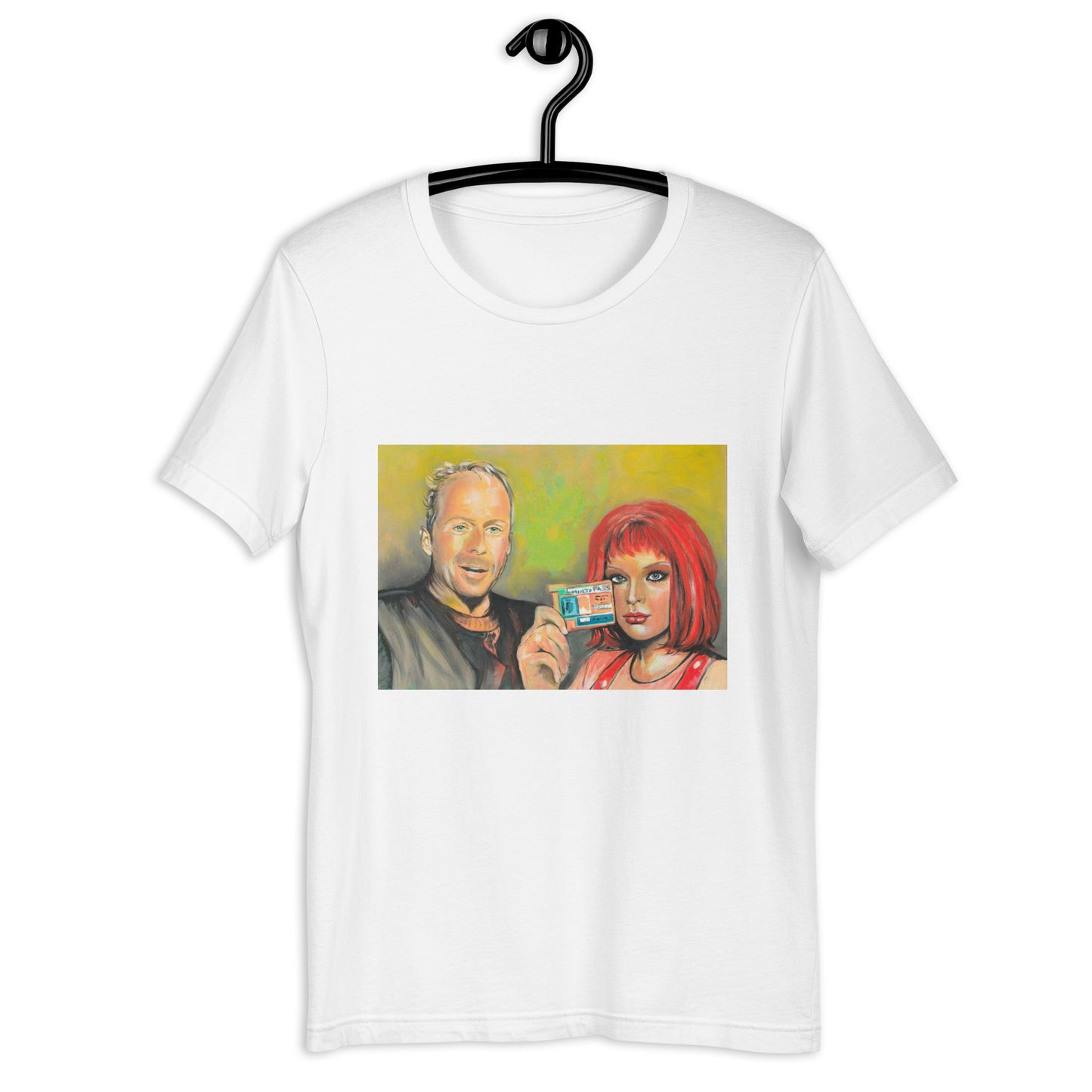 Bruce Willis, Milla Jovovich, The Fifth Element, Unisex t-shirt