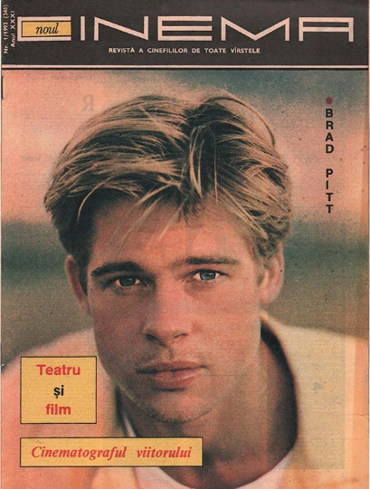 Brad Pitt, Romanian magazine, Cover, DIGITAL LISTING, Instant Downloady