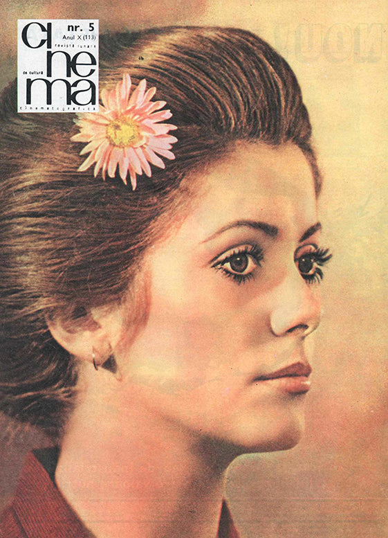 Catherine Deneuve, Romanian magazine, Cover, DIGITAL LISTING, Instant Download