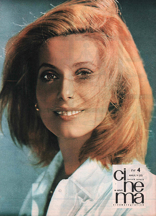 Catherine Deneuve, Romanian magazine, Cover, DIGITAL LISTING, Instant Download