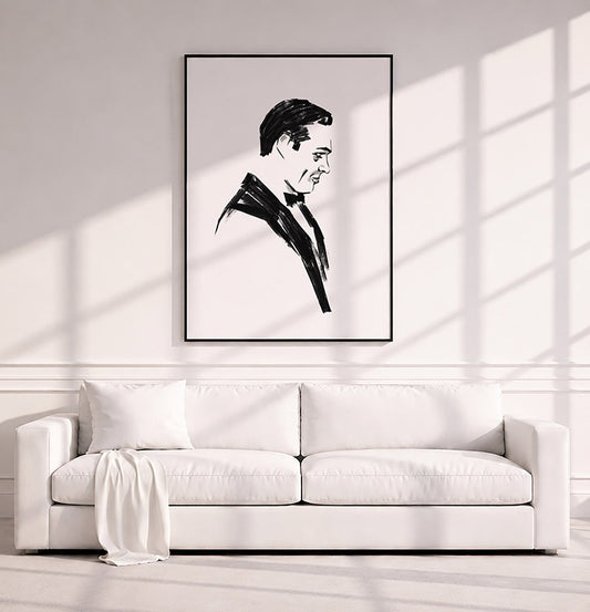 Sean Connery in Marnie. Museum Framed Print