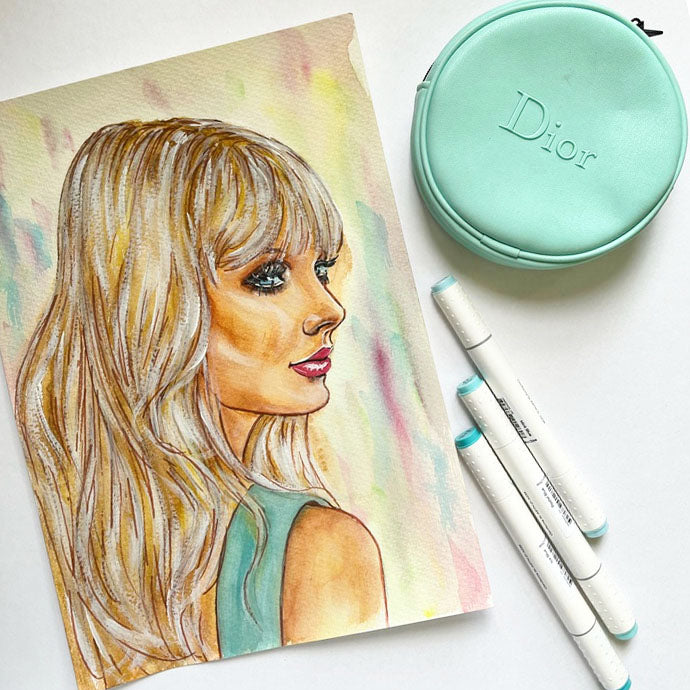 Taylor Swift, TS, ART PRINT Signed by Artist