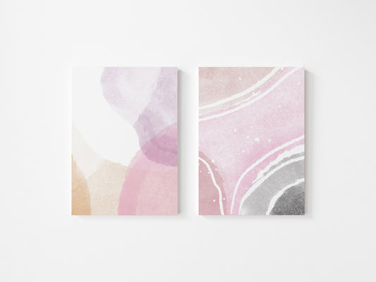 2 pieces, Modern Digital Abstract Art, Wall Home Decor, INSTANT DOWNLOAD