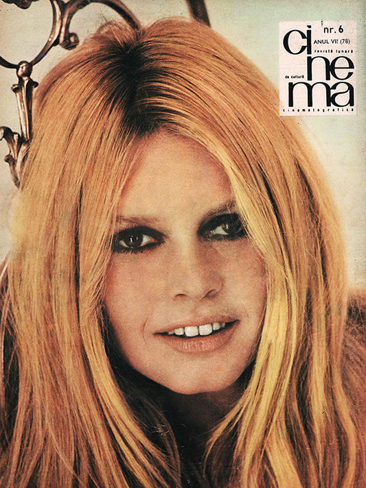 Brigitte Bardot, Romanian magazine, Cover, DIGITAL LISTING, Instant Download