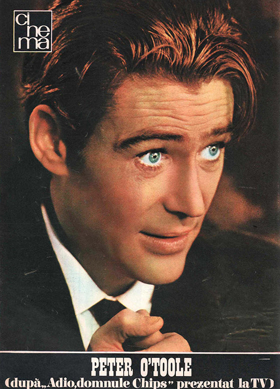 Peter O'Toole, Romanian magazine, Cover, DIGITAL LISTING, Instant Download