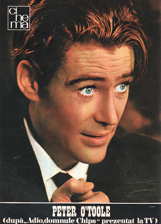 Peter O'Toole, Romanian magazine, Cover, DIGITAL LISTING, Instant Download