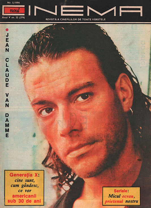 Jean-Claude Van Damme, Romanian magazine, Cover, DIGITAL LISTING, Instant Downloady