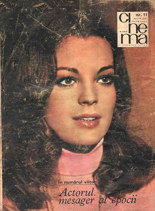 Romy Schneider, Romanian magazine, Cover, DIGITAL LISTING, Instant Download