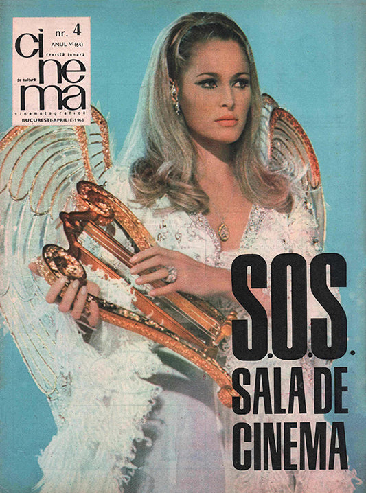 Ursula Andress, Romanian magazine, Cover, DIGITAL LISTING, Instant Download