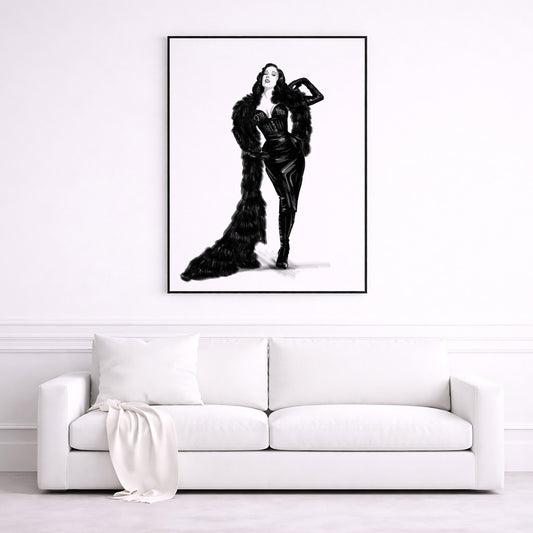 Dita Von Teese | Framed Fine Art Print