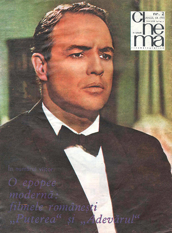 Marlon Brando, Romanian magazine, Cover, DIGITAL LISTING, Instant Download