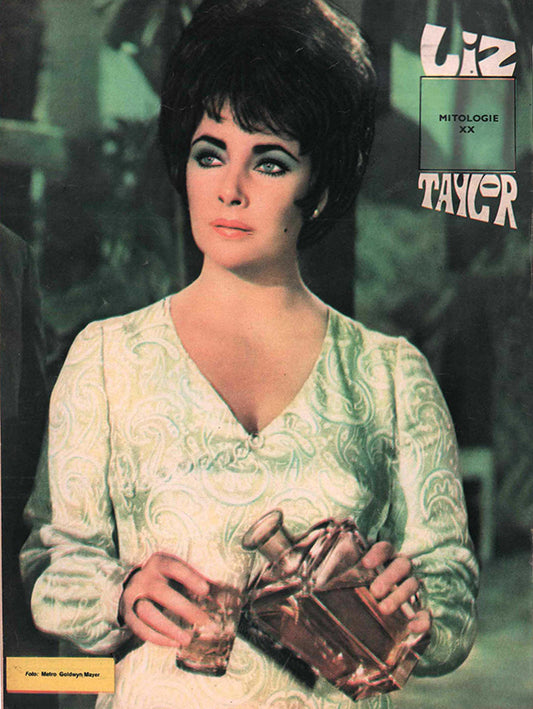 Elizabeth Taylor, Romanian magazine, Cover, DIGITAL LISTING, Instant Download