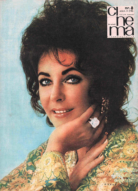 Elizabeth Taylor, Romanian magazine, Cover, DIGITAL LISTING, Instant Download