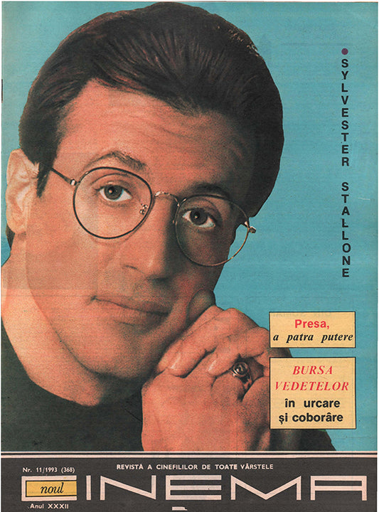 Sylvester Stallone, Romanian magazine, Cover, DIGITAL LISTING, Instant Download