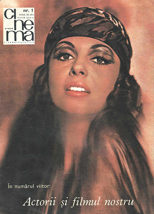 Michèle Mercier, Romanian magazine, Cover, DIGITAL LISTING, Instant Download