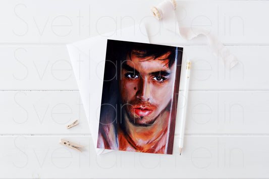 Enrique, Printable card, INSTANT DOWNLOAD